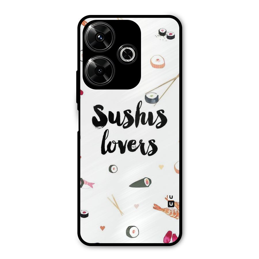 Sushi Lovers Metal Back Case for Redmi 13 5G