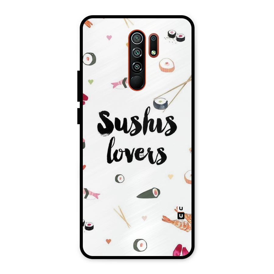 Sushi Lovers Metal Back Case for Redmi 9 Prime