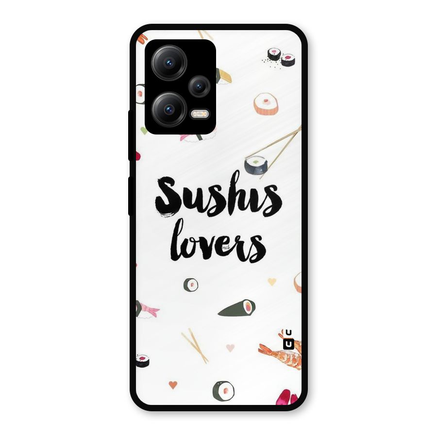 Sushi Lovers Metal Back Case for Redmi Note 12 5G