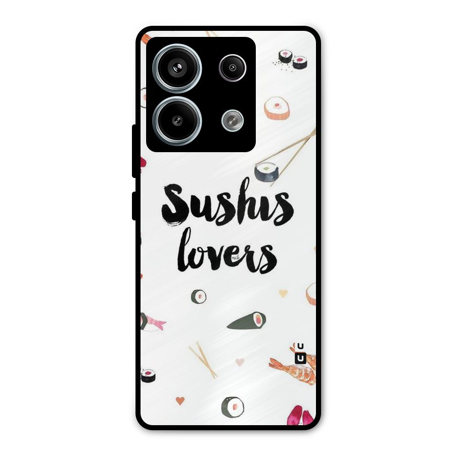 Sushi Lovers Metal Back Case for Redmi Note 13 Pro 5G