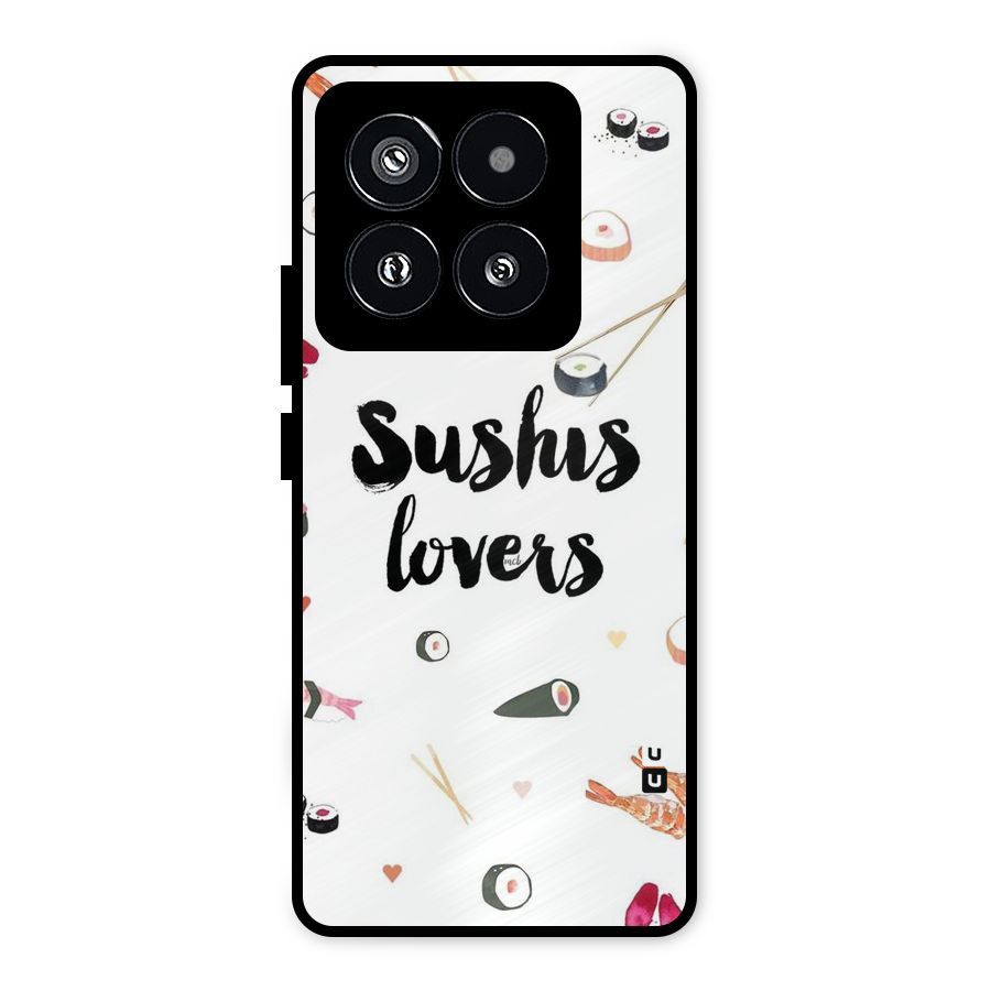 Sushi Lovers Metal Back Case for Xiaomi 14 Pro