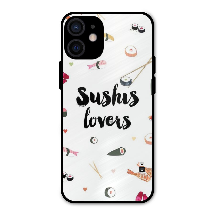Sushi Lovers Metal Back Case for iPhone 12 Mini