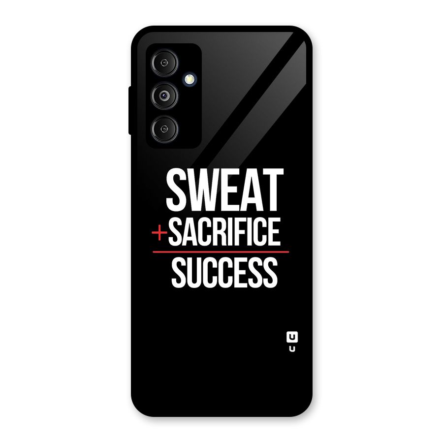 Sweat Sacrifice Success Glass Back Case for Galaxy M14 5G