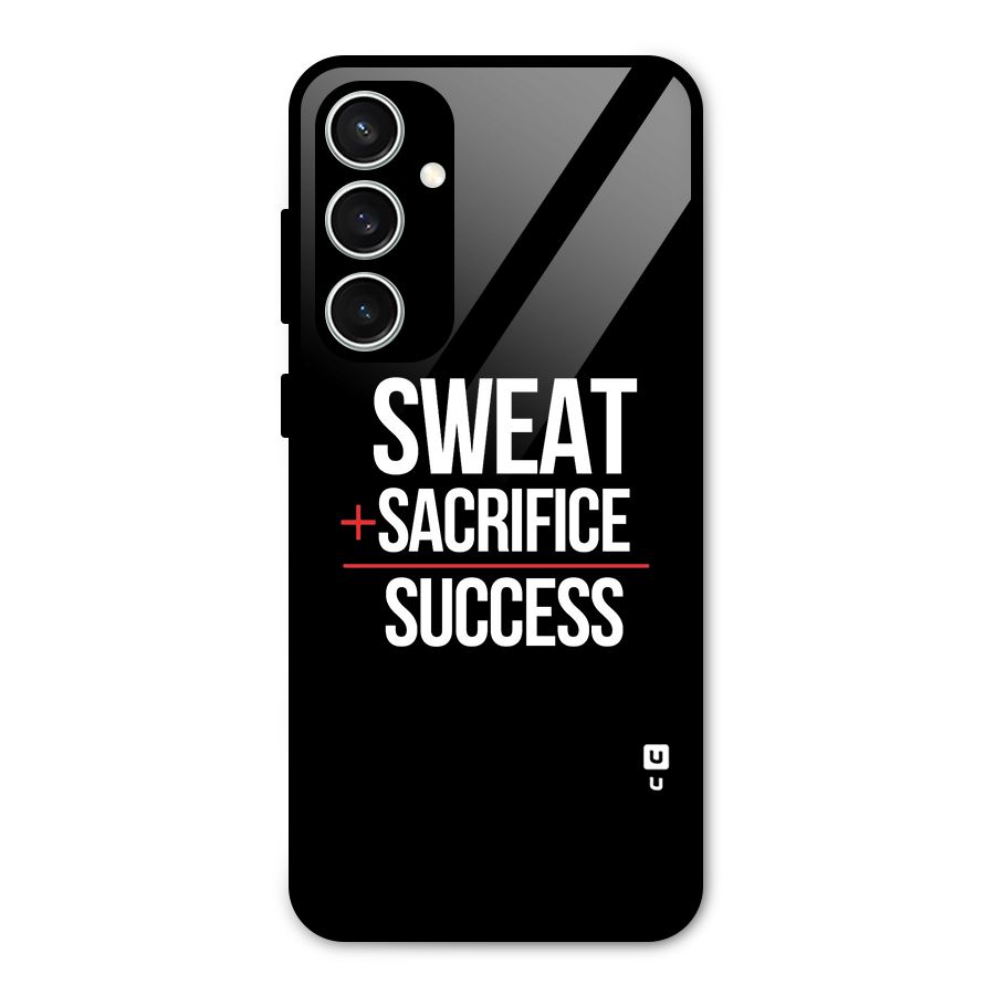 Sweat Sacrifice Success Glass Back Case for Galaxy S23 FE