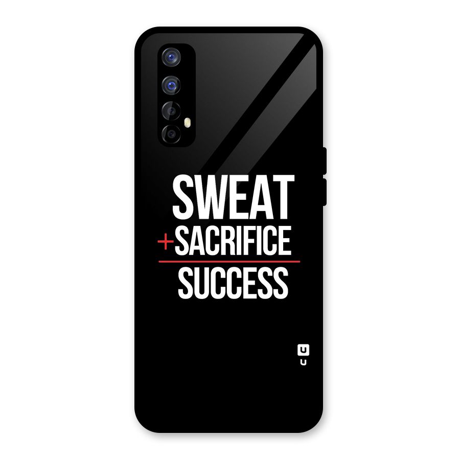 Sweat Sacrifice Success Glass Back Case for Realme Narzo 20 Pro