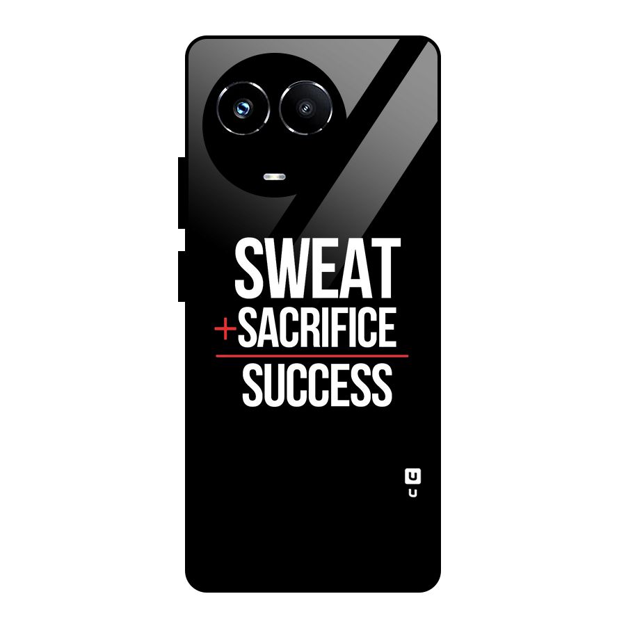 Sweat Sacrifice Success Glass Back Case for Realme Narzo 60X