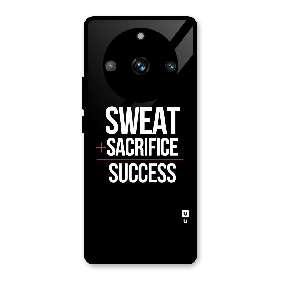 Sweat Sacrifice Success Glass Back Case for Realme Narzo 60 Pro
