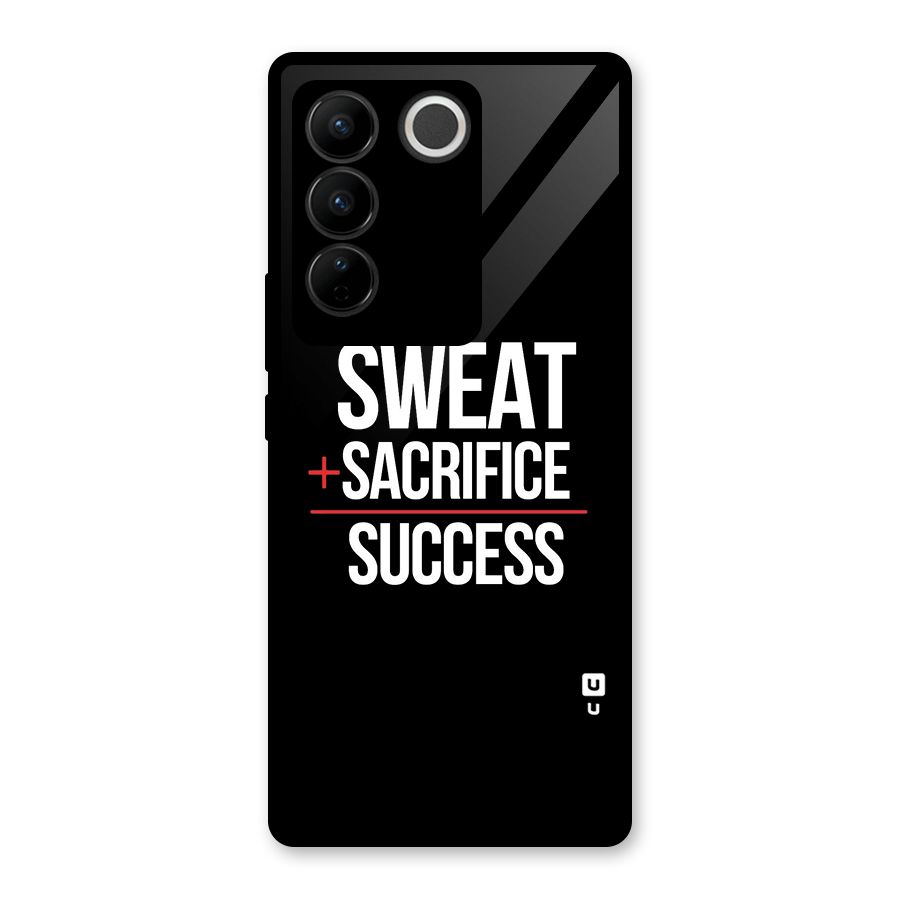 Sweat Sacrifice Success Glass Back Case for Vivo V27