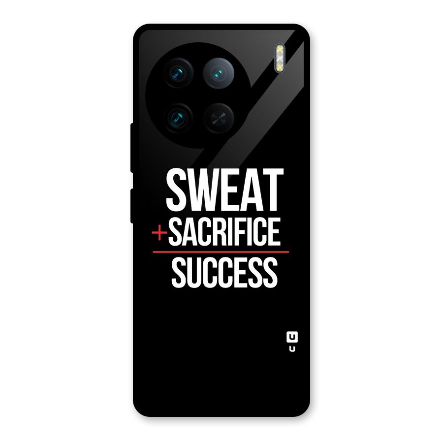 Sweat Sacrifice Success Glass Back Case for Vivo X90 Pro