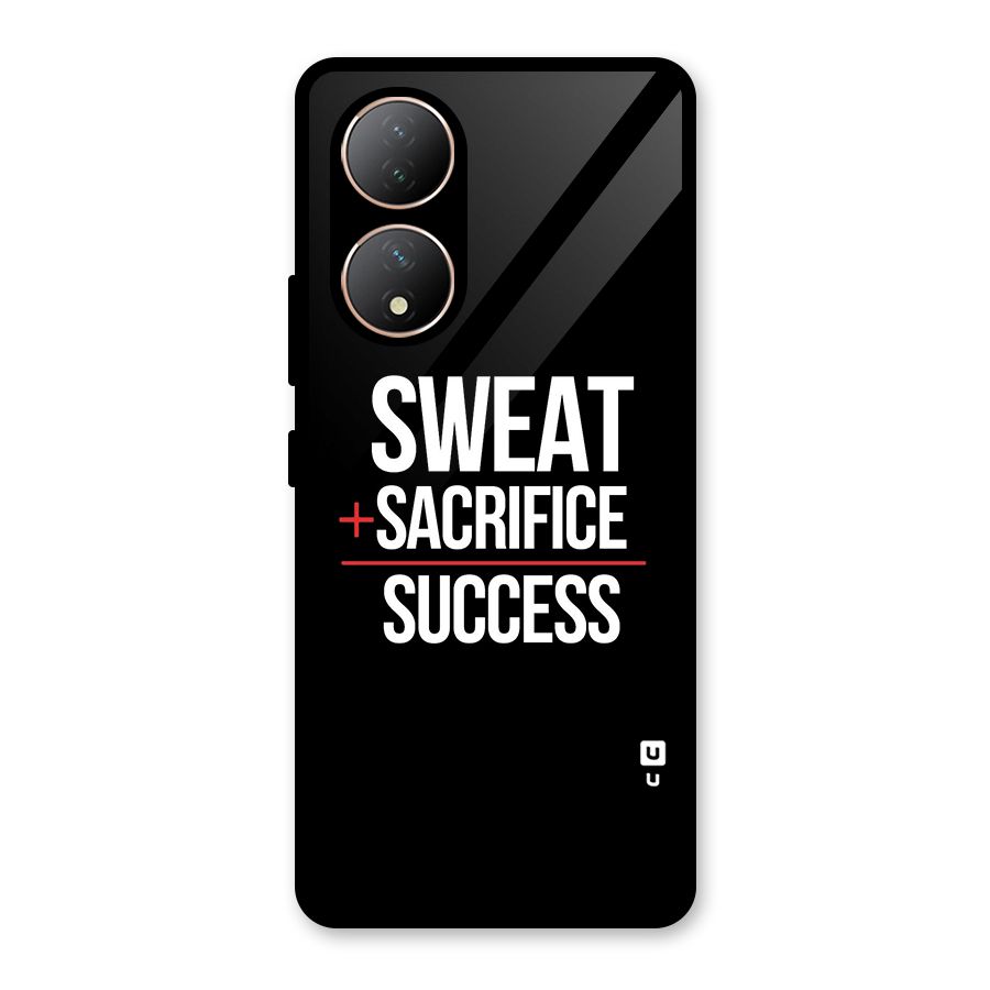 Sweat Sacrifice Success Glass Back Case for Vivo Y100A