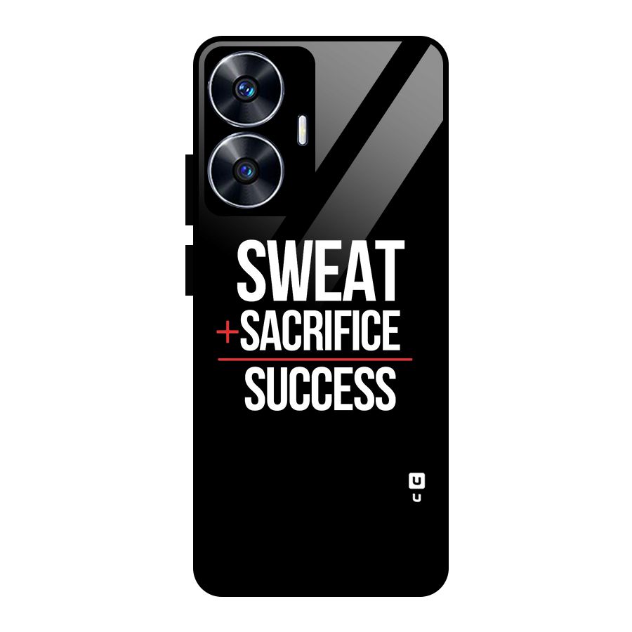 Sweat Sacrifice Success Glass Back Case for realme C55