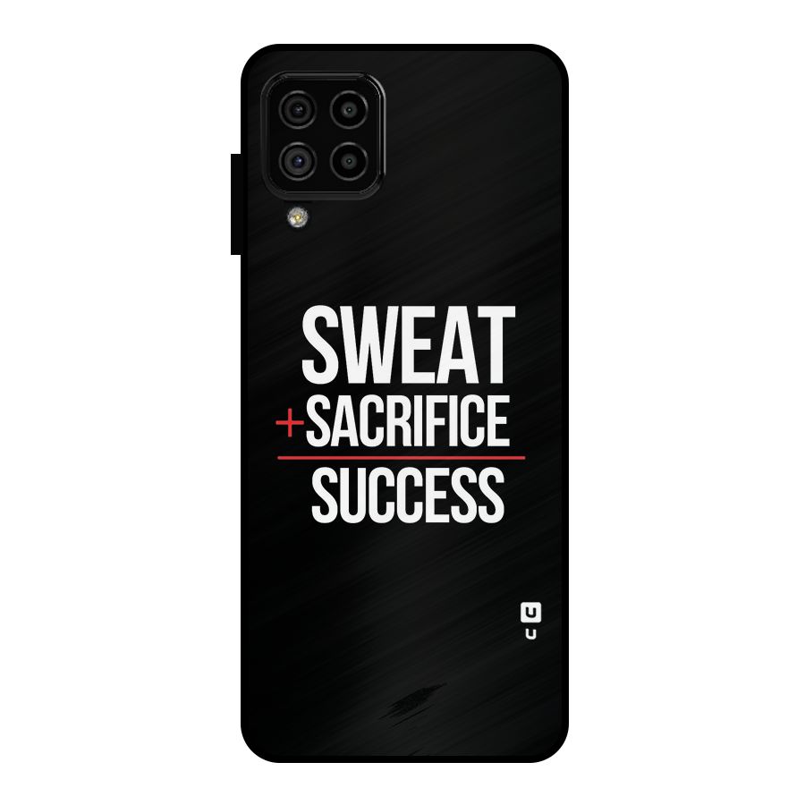 Sweat Sacrifice Success Metal Back Case for Galaxy A22 4G