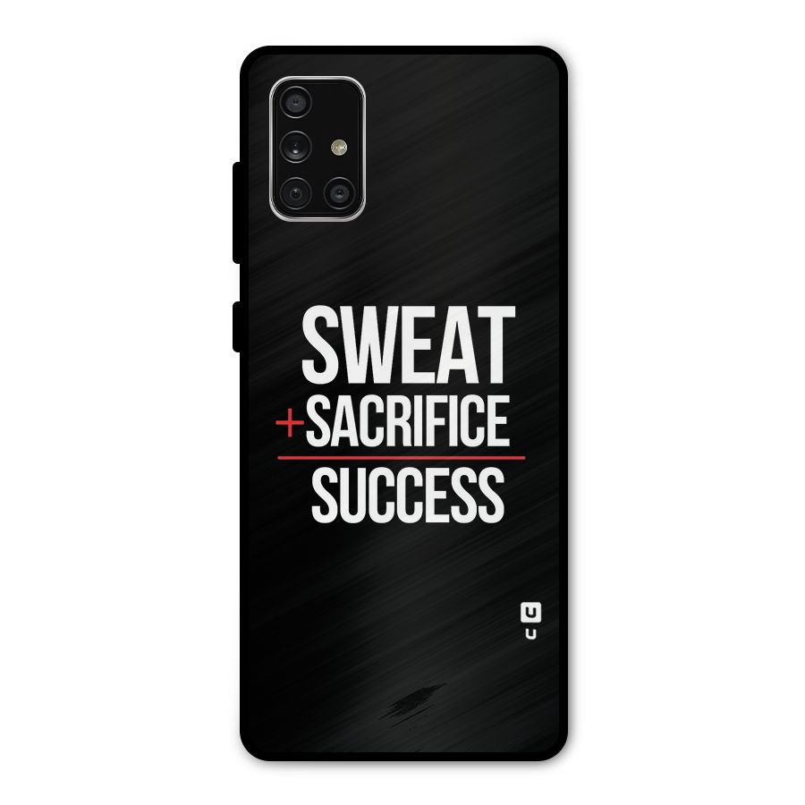 Sweat Sacrifice Success Metal Back Case for Galaxy A71