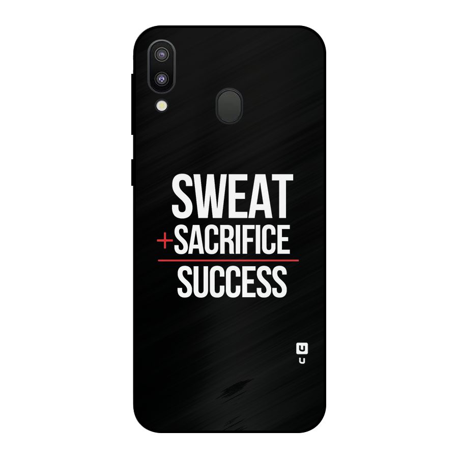 Sweat Sacrifice Success Metal Back Case for Galaxy M20