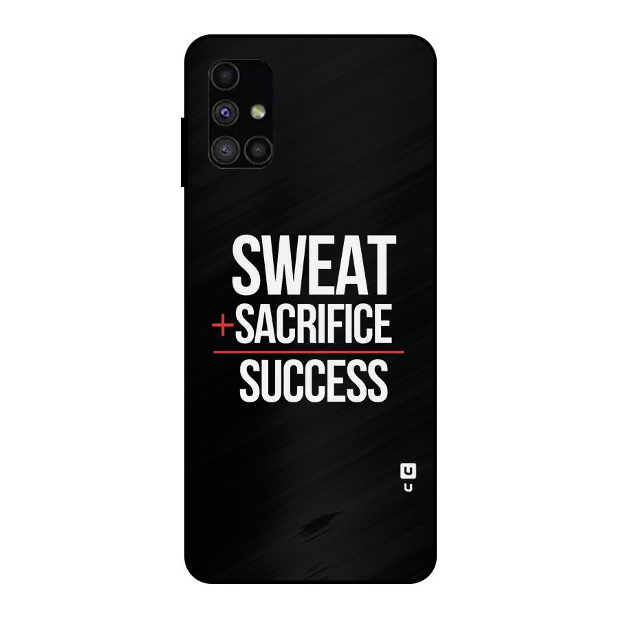 Sweat Sacrifice Success Metal Back Case for Galaxy M51