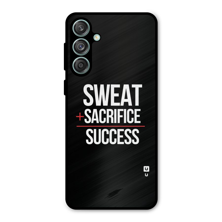 Sweat Sacrifice Success Metal Back Case for Galaxy M55 5G