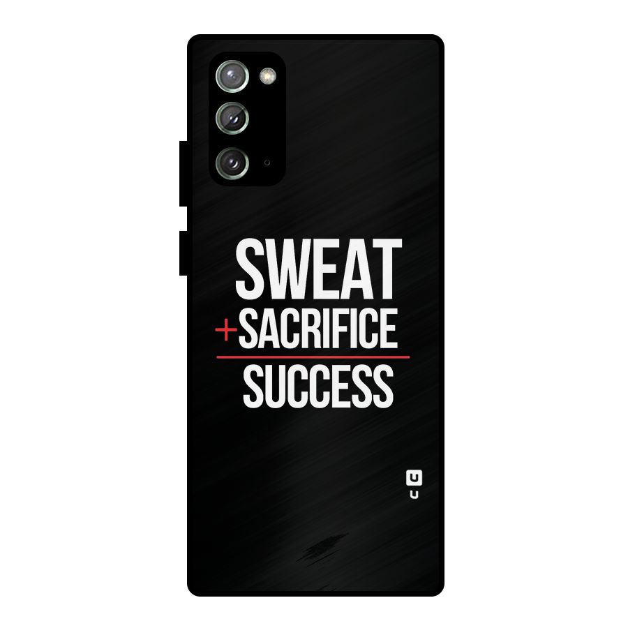 Sweat Sacrifice Success Metal Back Case for Galaxy Note 20