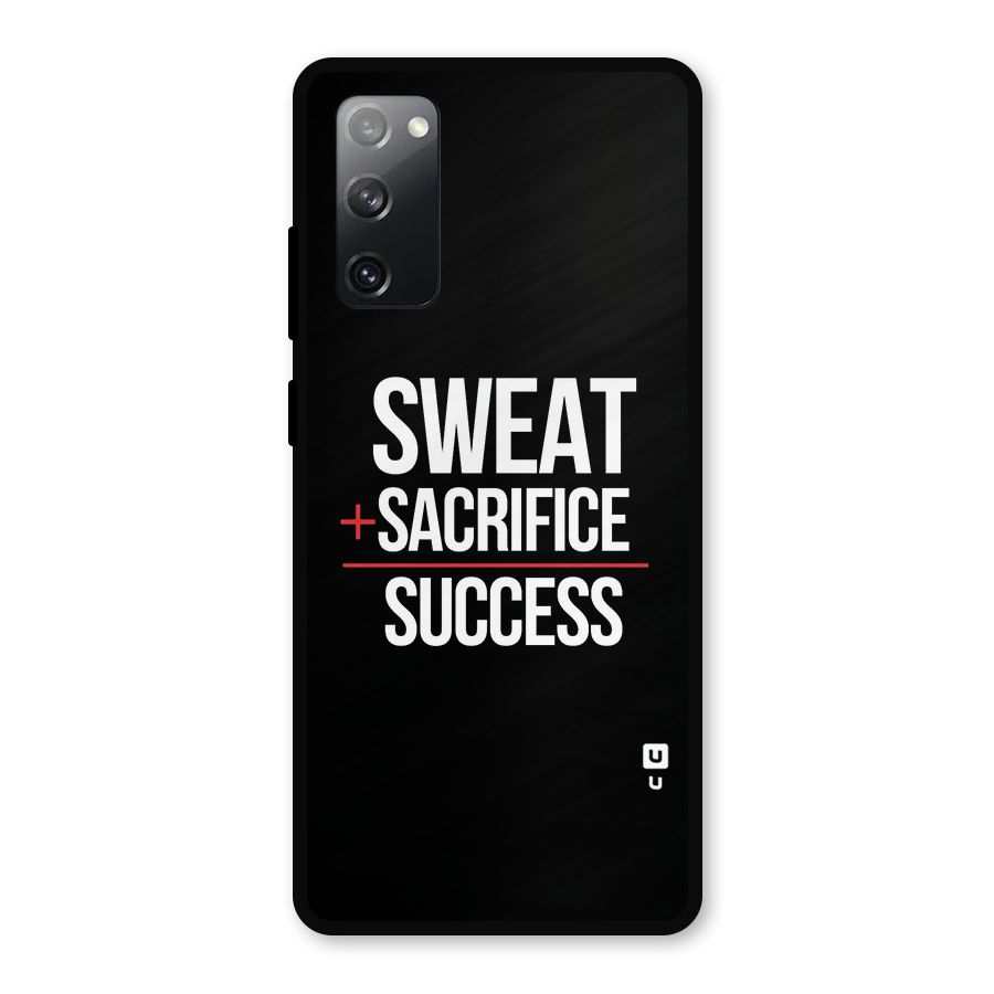 Sweat Sacrifice Success Metal Back Case for Galaxy S20 FE 5G