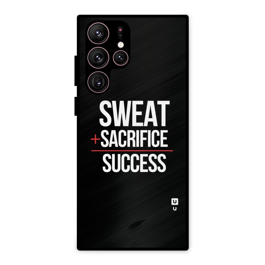 Sweat Sacrifice Success Metal Back Case for Galaxy S22 Ultra 5G