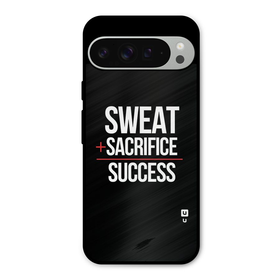 Sweat Sacrifice Success Metal Back Case for Google Pixel 9 Pro XL