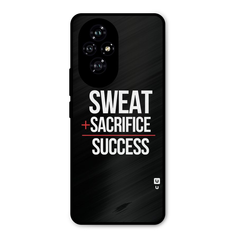 Sweat Sacrifice Success Metal Back Case for Honor 200