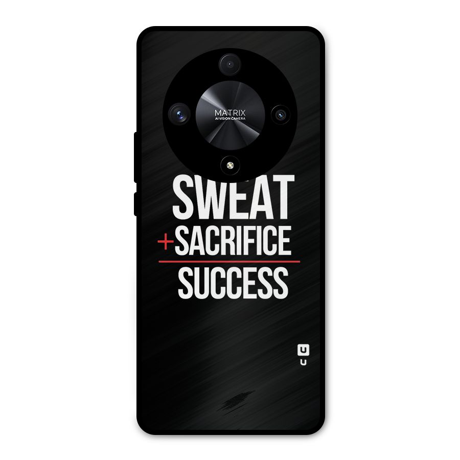 Sweat Sacrifice Success Metal Back Case for Honor X9b