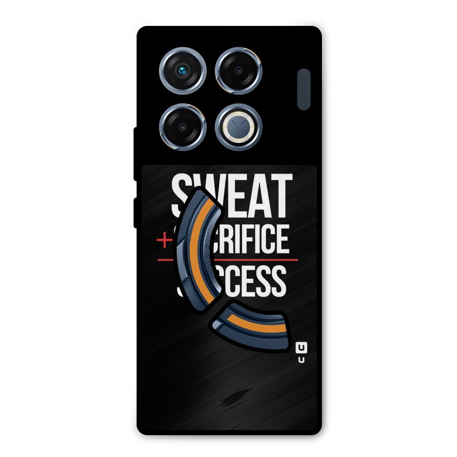Sweat Sacrifice Success Metal Back Case for Infinix GT 20 Pro