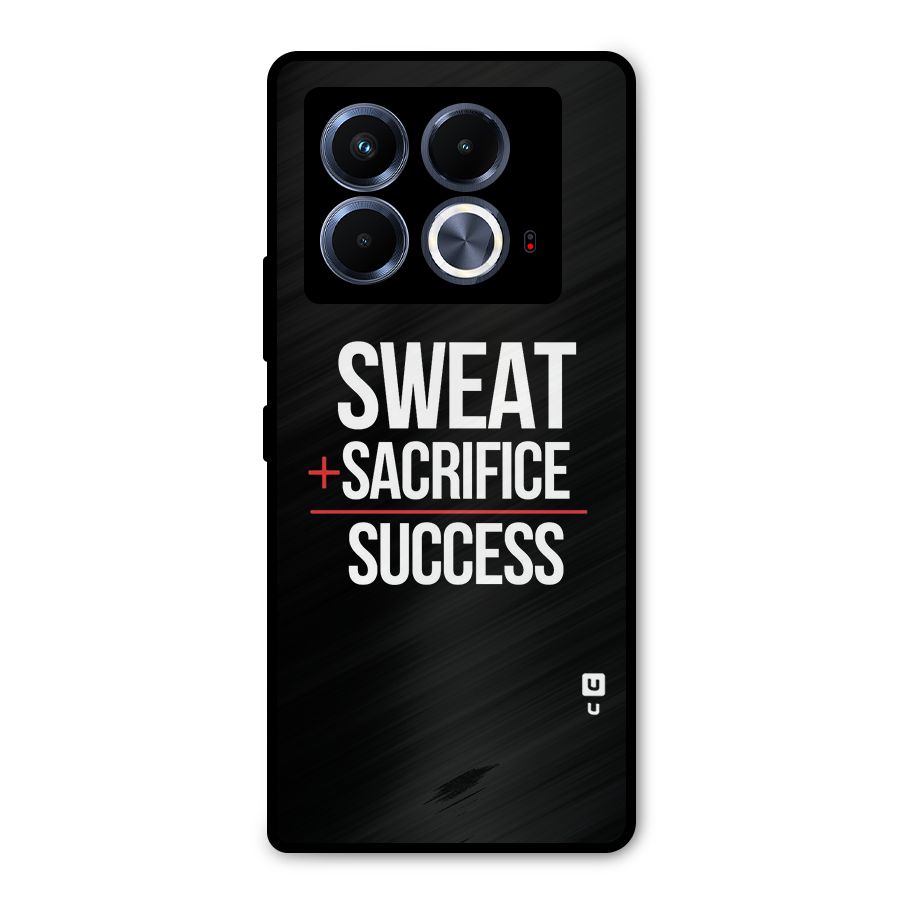 Sweat Sacrifice Success Metal Back Case for Infinix Note 40 5G
