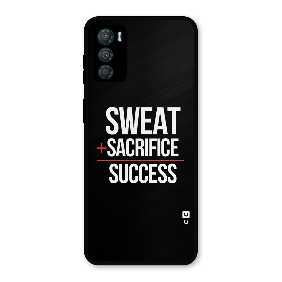 Sweat Sacrifice Success Metal Back Case for Moto G42
