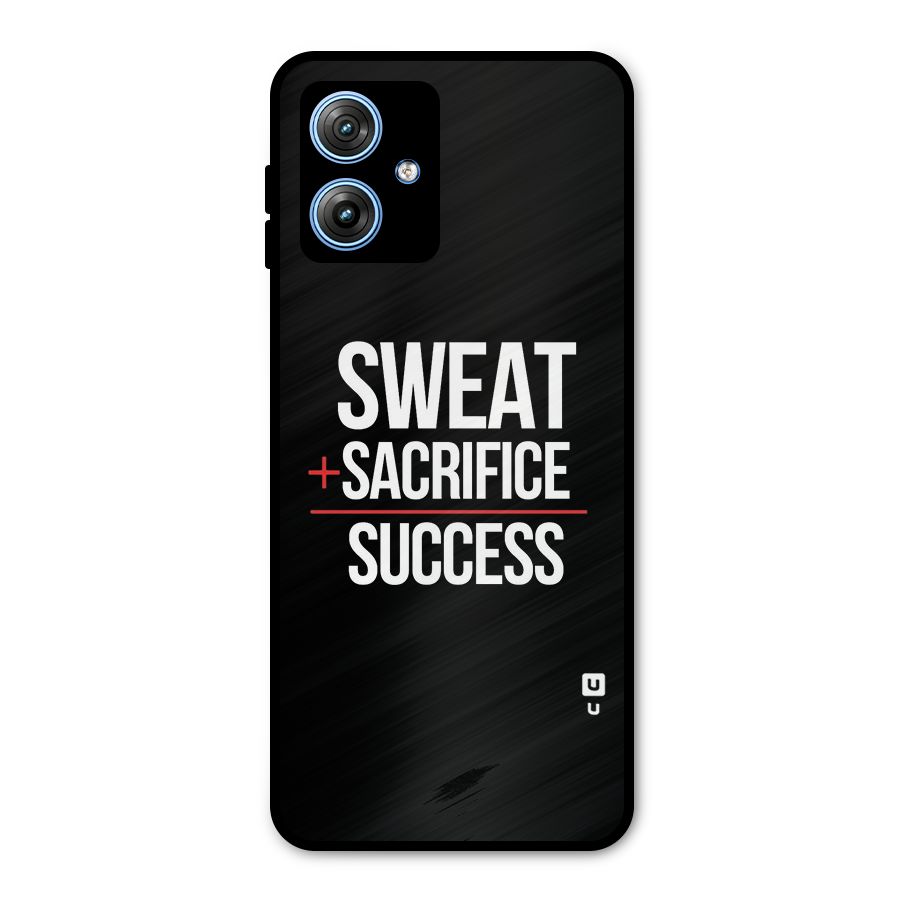 Sweat Sacrifice Success Metal Back Case for Moto G54