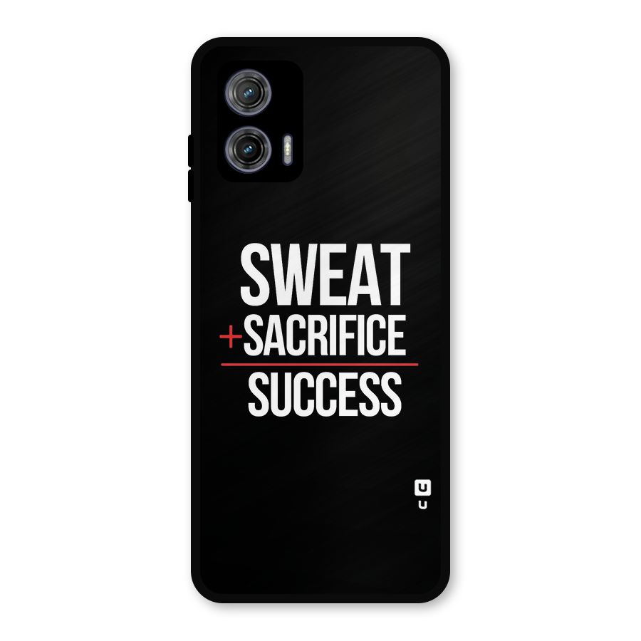 Sweat Sacrifice Success Metal Back Case for Moto G73