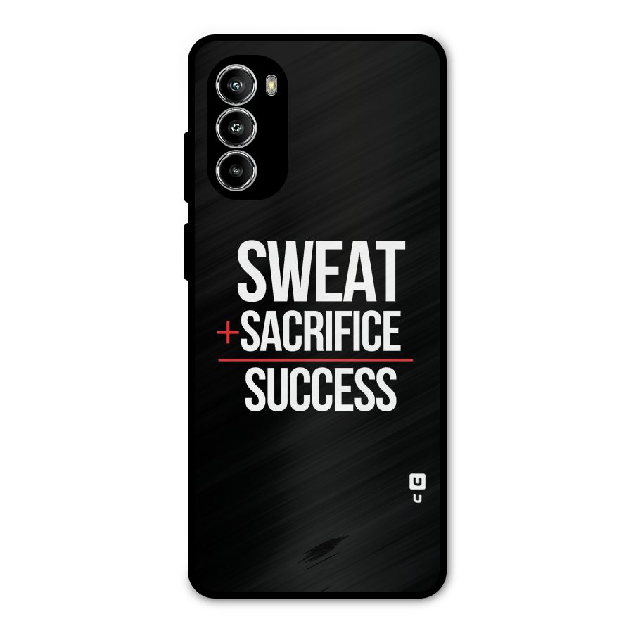 Sweat Sacrifice Success Metal Back Case for Moto G82