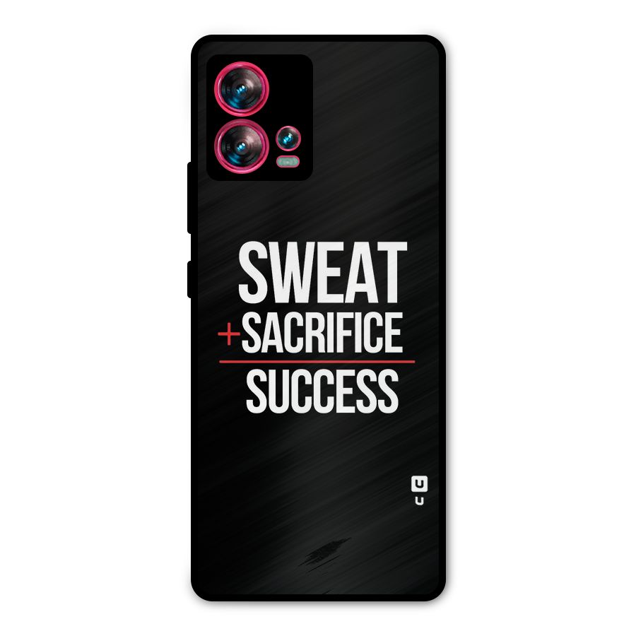 Sweat Sacrifice Success Metal Back Case for Motorola Edge 30 Fusion