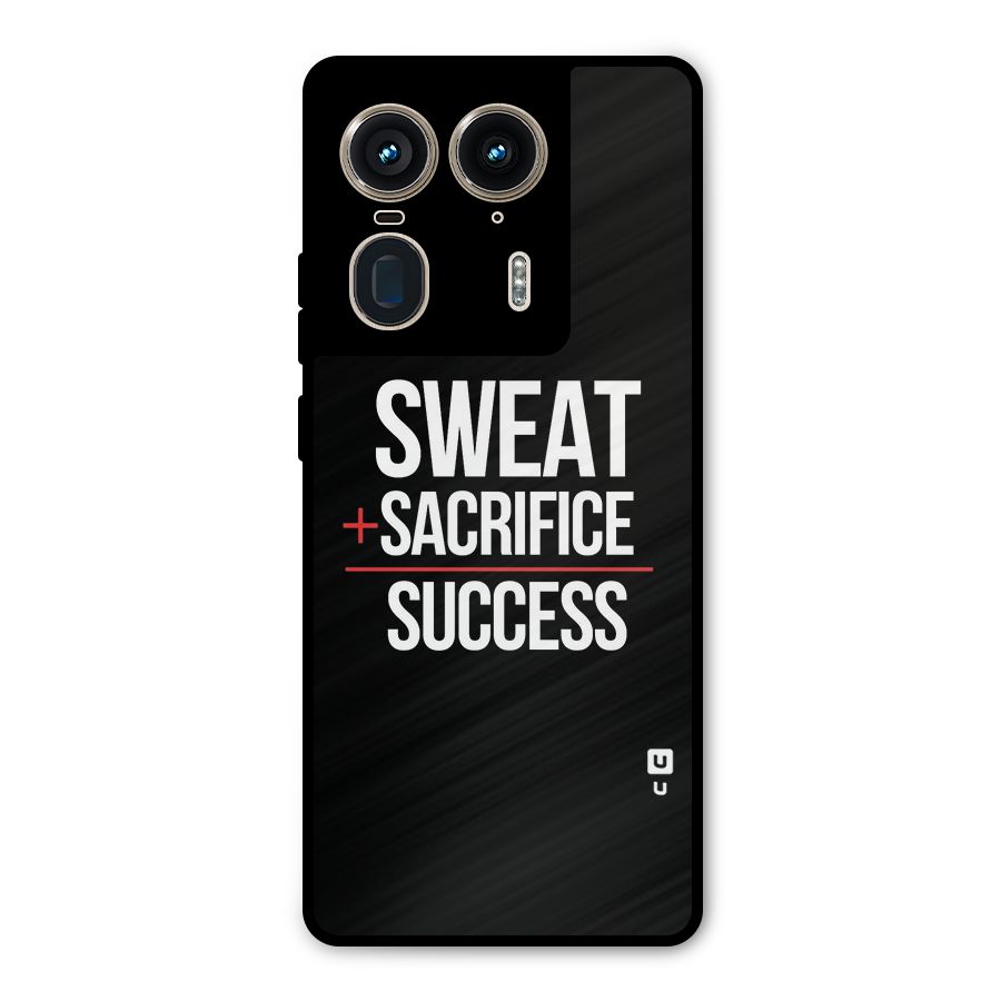 Sweat Sacrifice Success Metal Back Case for Motorola Edge 50 Ultra