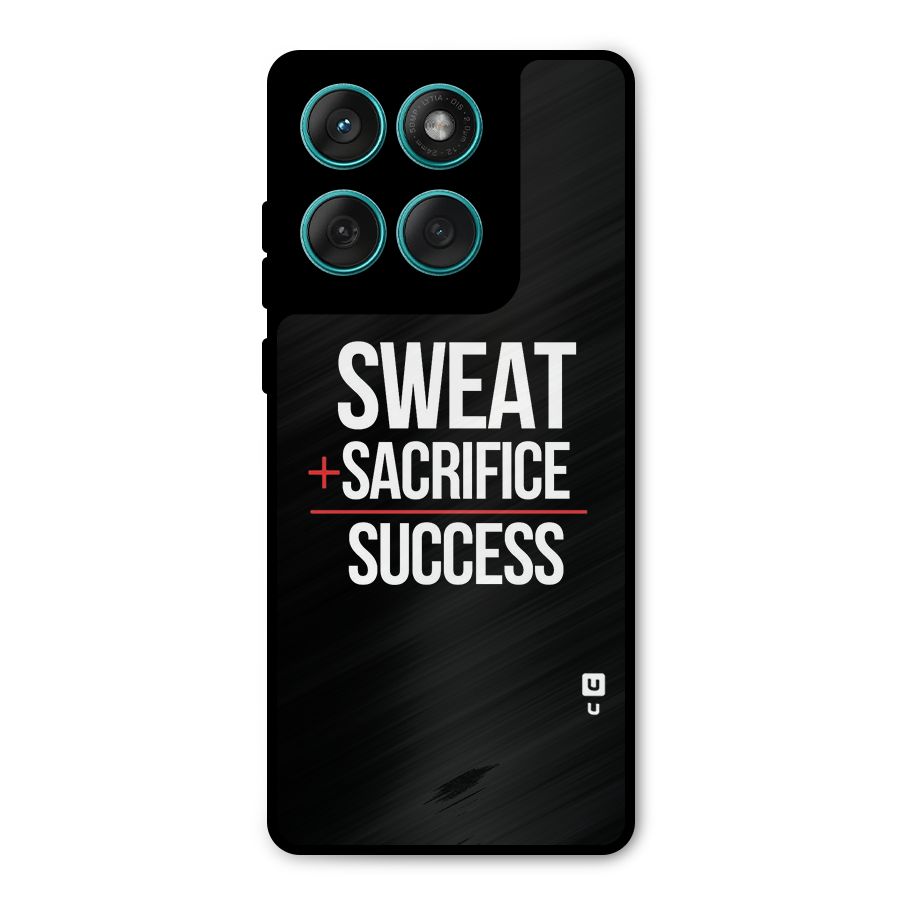 Sweat Sacrifice Success Metal Back Case for Motorola Edge 60