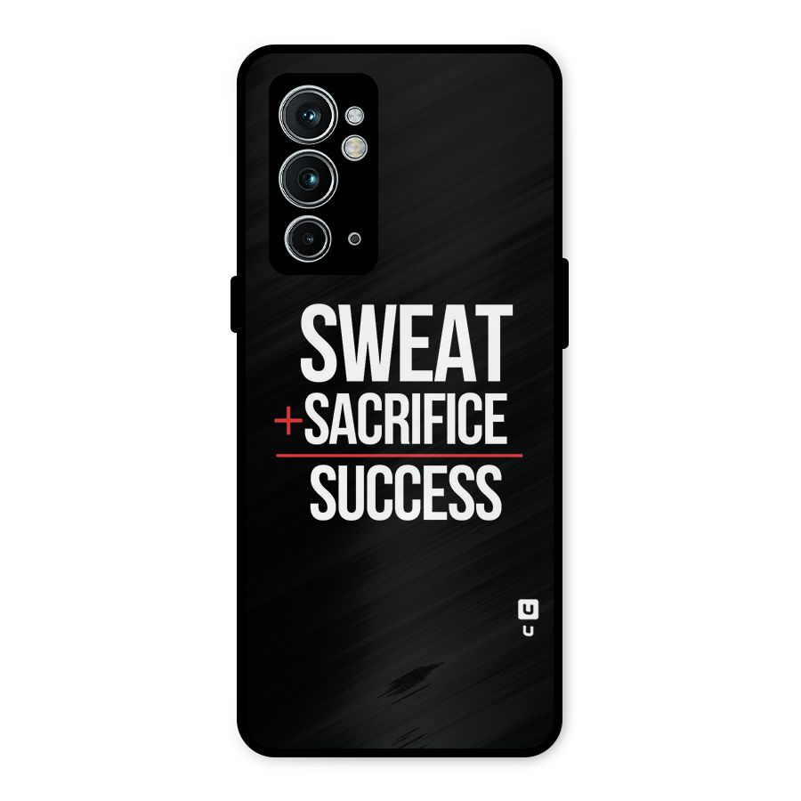 Sweat Sacrifice Success Metal Back Case for OnePlus 9RT 5G
