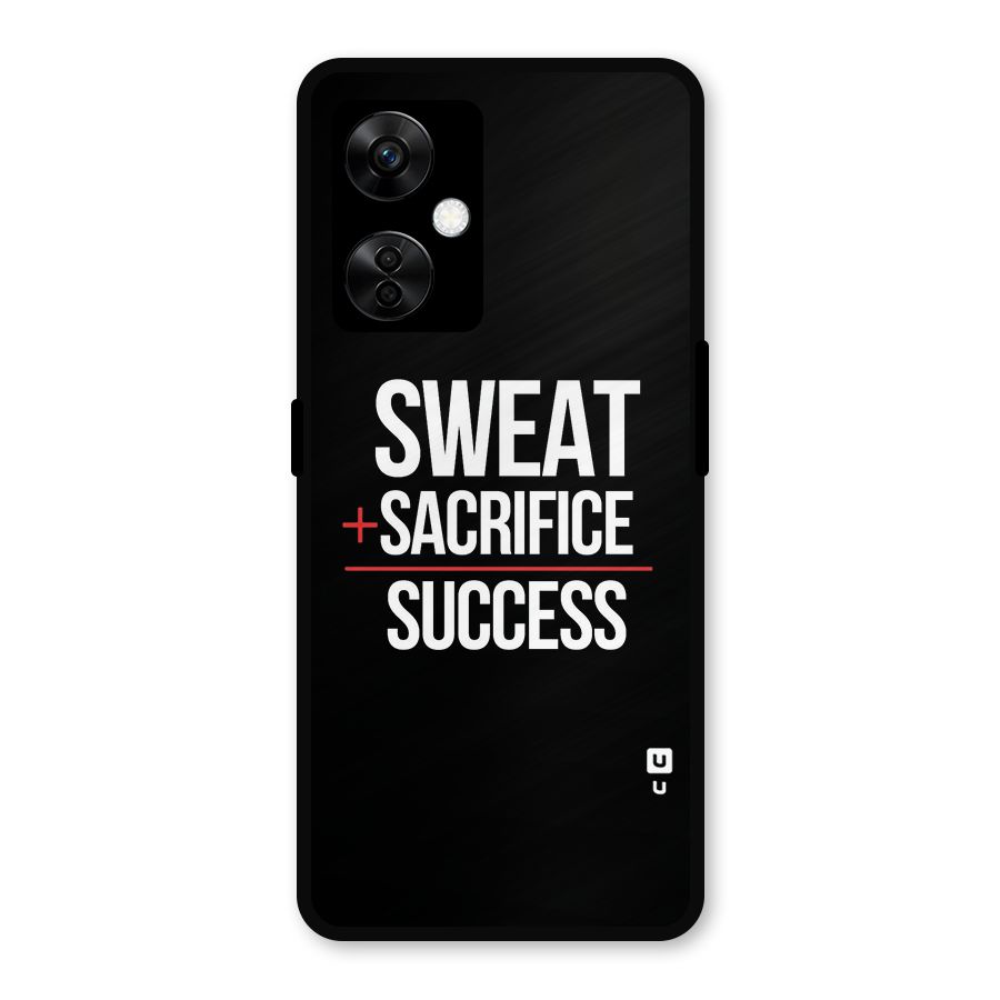 Sweat Sacrifice Success Metal Back Case for OnePlus Nord CE 3 Lite
