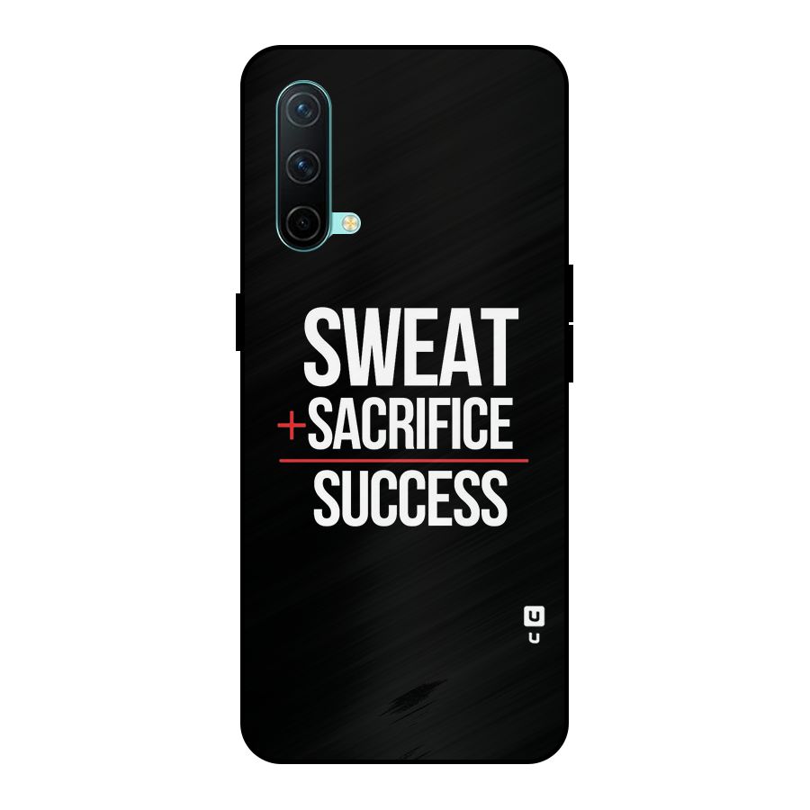 Sweat Sacrifice Success Metal Back Case for OnePlus Nord CE 5G