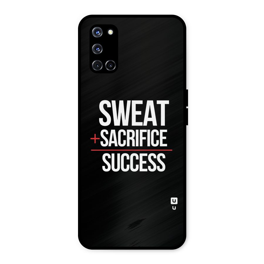 Sweat Sacrifice Success Metal Back Case for Oppo A52