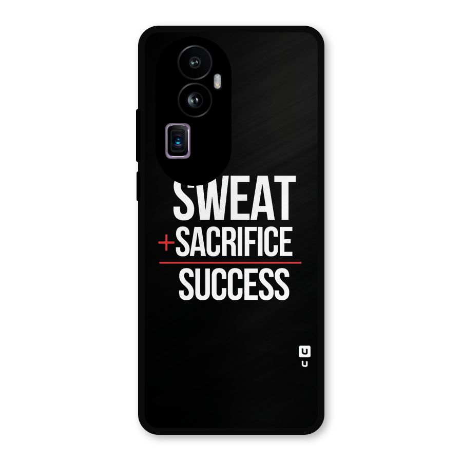 Sweat Sacrifice Success Metal Back Case for Oppo Reno10 Pro Plus