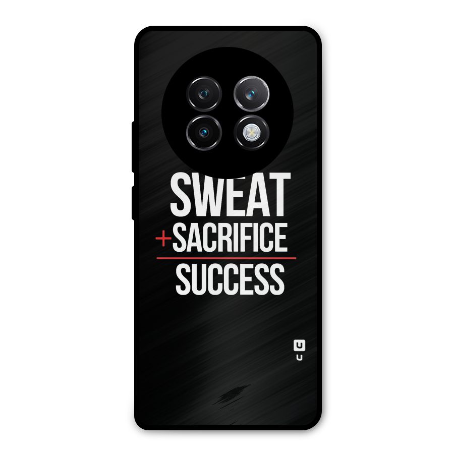 Sweat Sacrifice Success Metal Back Case for Realme 13 Plus