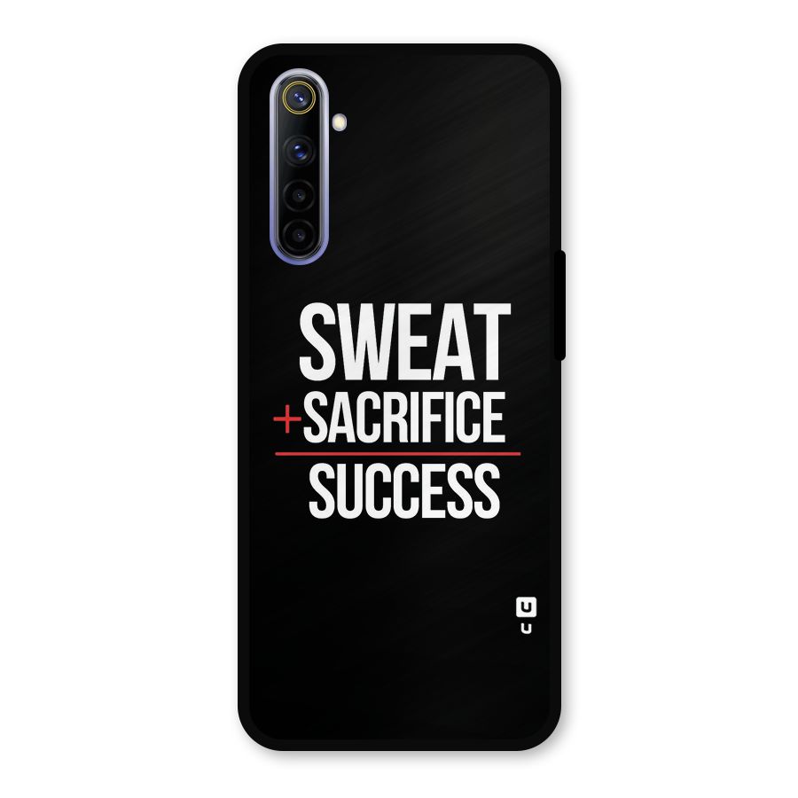 Sweat Sacrifice Success Metal Back Case for Realme 6i