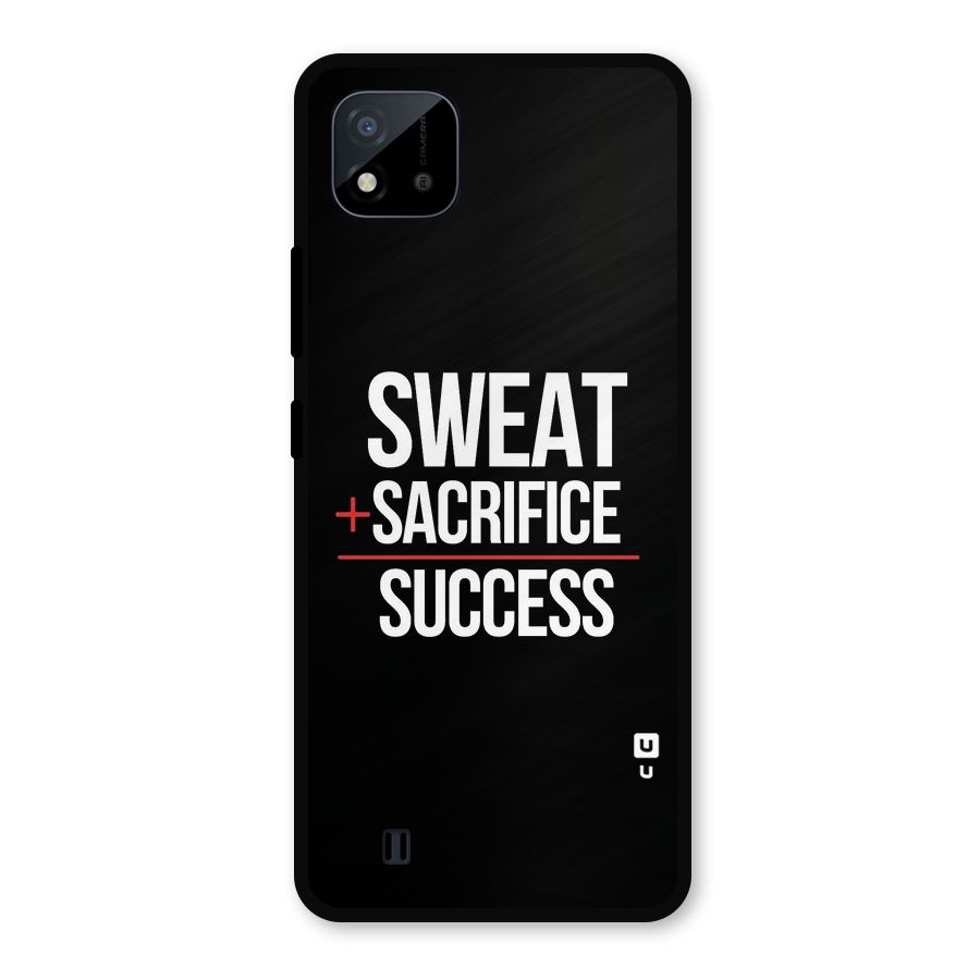 Sweat Sacrifice Success Metal Back Case for Realme C11 2021