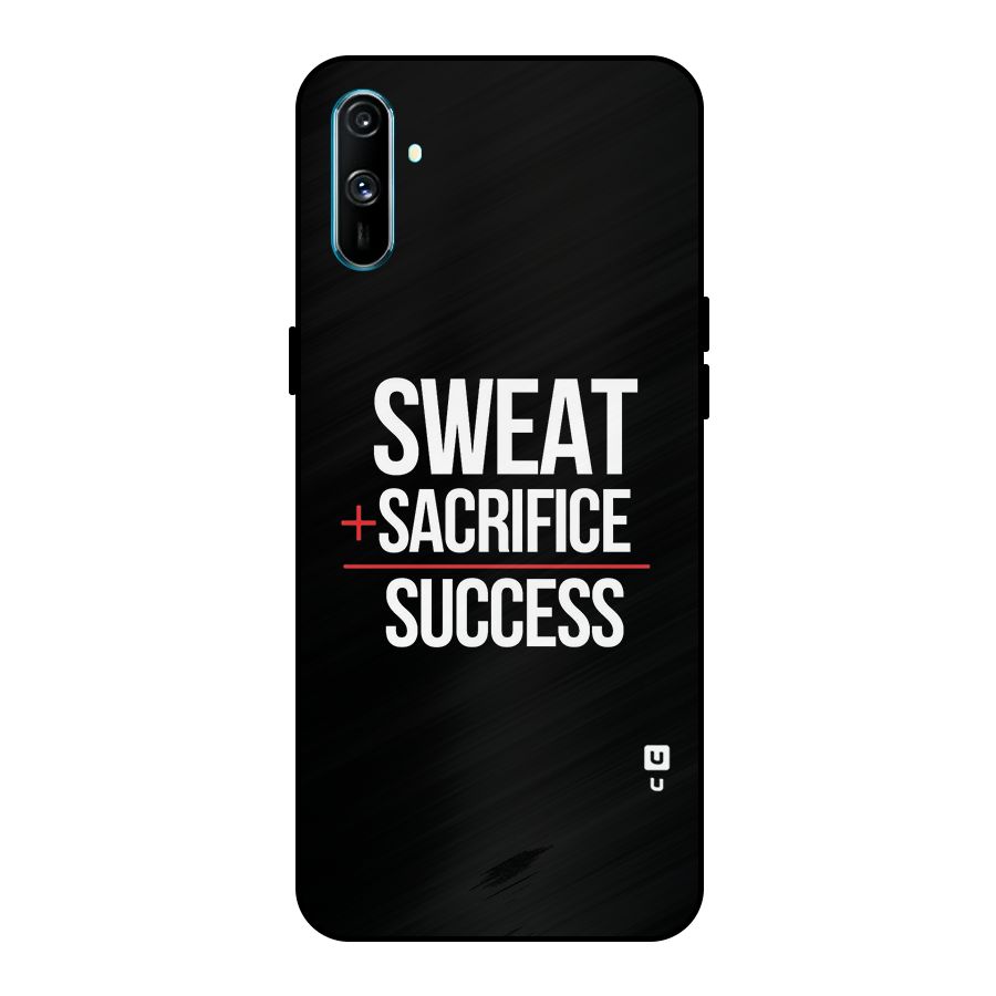 Sweat Sacrifice Success Metal Back Case for Realme C3