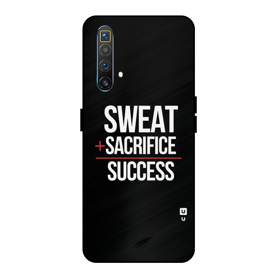Sweat Sacrifice Success Metal Back Case for Realme X3 SuperZoom