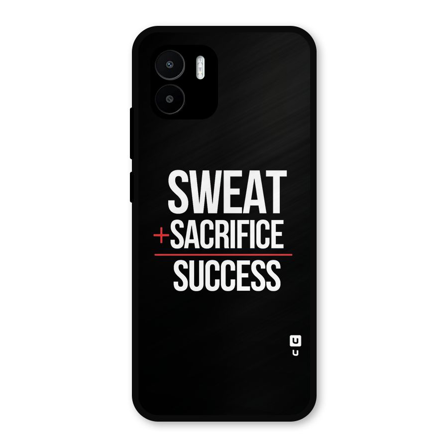 Sweat Sacrifice Success Metal Back Case for Redmi A1