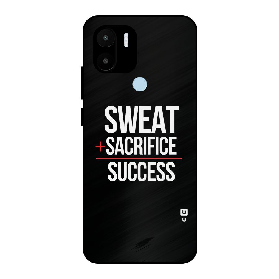 Sweat Sacrifice Success Metal Back Case for Redmi A2+