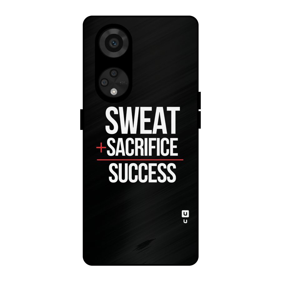 Sweat Sacrifice Success Metal Back Case for Reno8 T 5G
