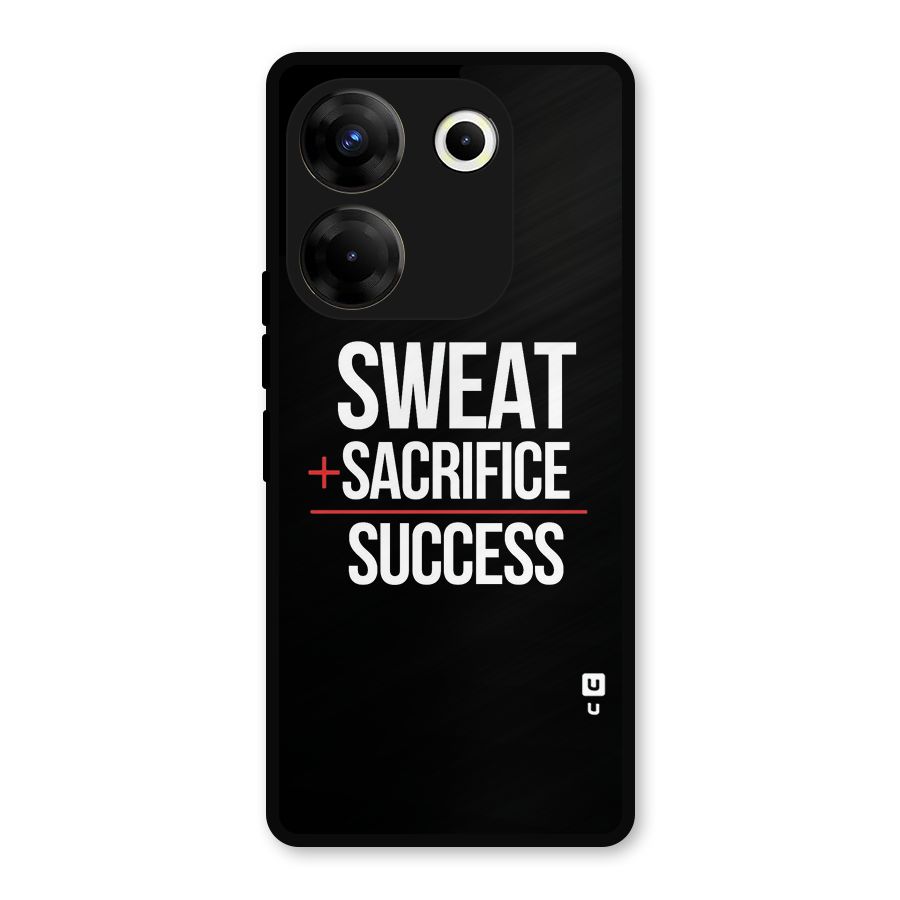 Sweat Sacrifice Success Metal Back Case for Tecno Camon 20 Pro