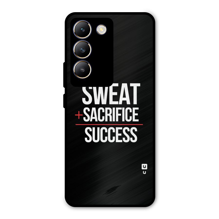 Sweat Sacrifice Success Metal Back Case for Vivo T3 5G